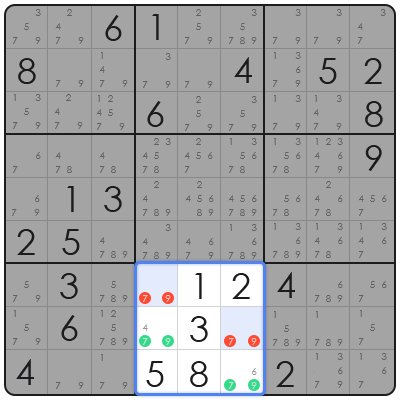 sudoku hidden single